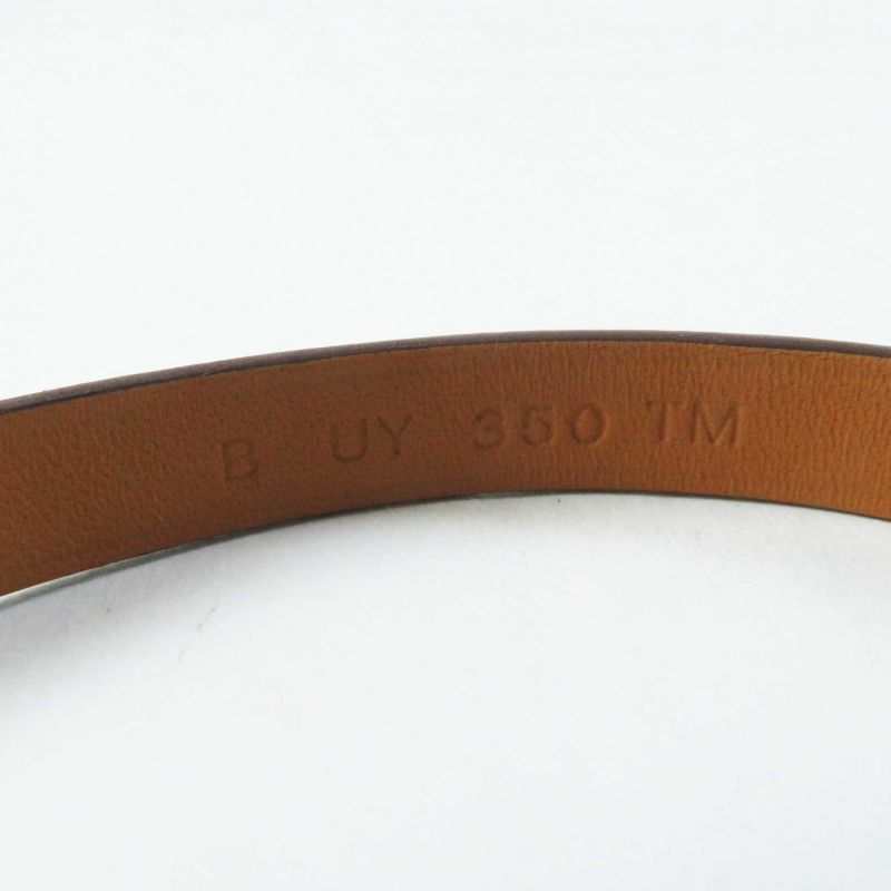 Hermes 2023 Rival Mini Silver Hardware Bracelet Leather Multi T2 B Engraved