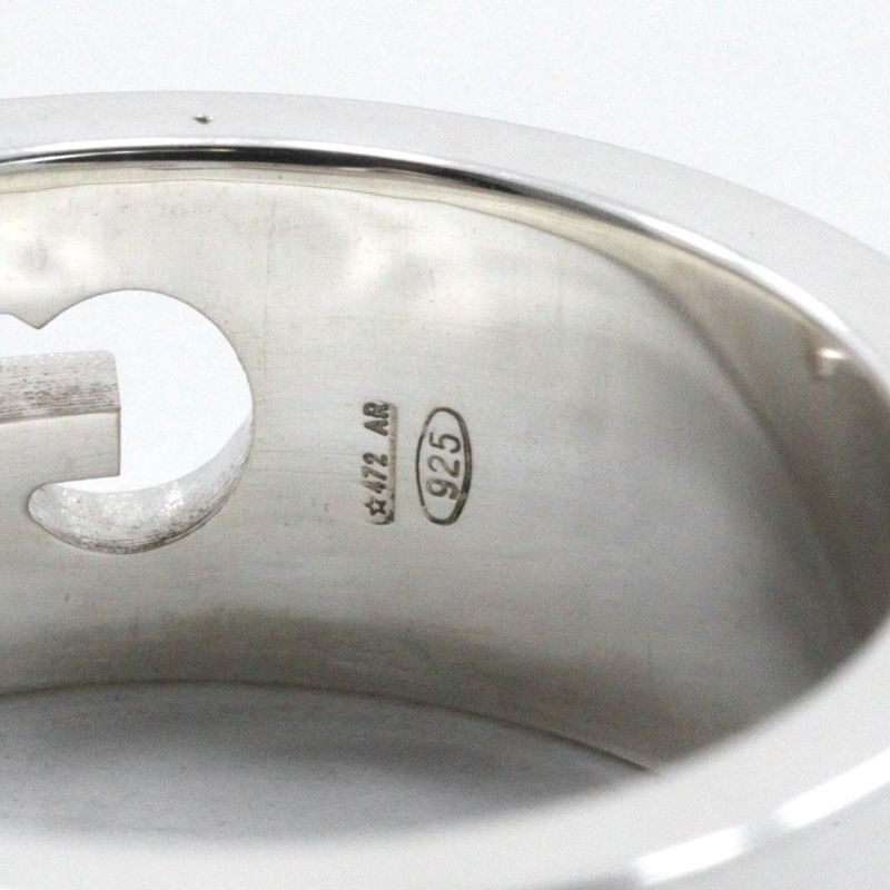 Gucci G Logo Silver 925 Size 12.5 Ladies 8.5g Ring