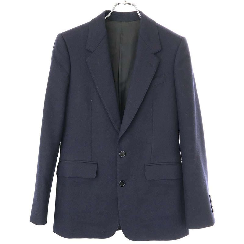 Celine Cashmere Flannel 2b Tailored Jacket 2v742561f Navy 34