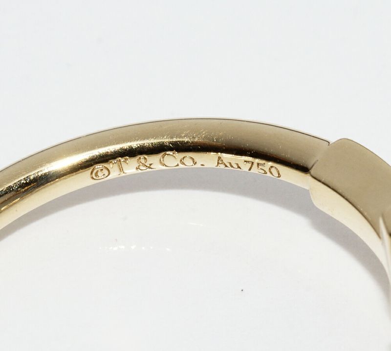 Tiffany & Co Ring 18K Yellow Gold T-wire Ring