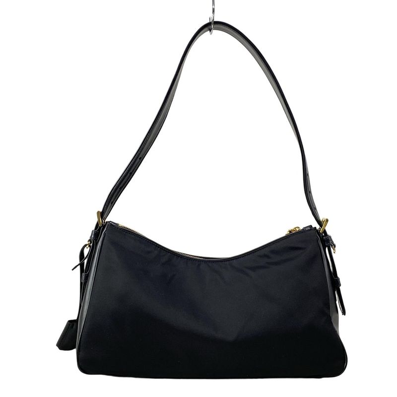 Prada Shoulder Bag Emme Large 1bc232 Black Re-nylon Leather