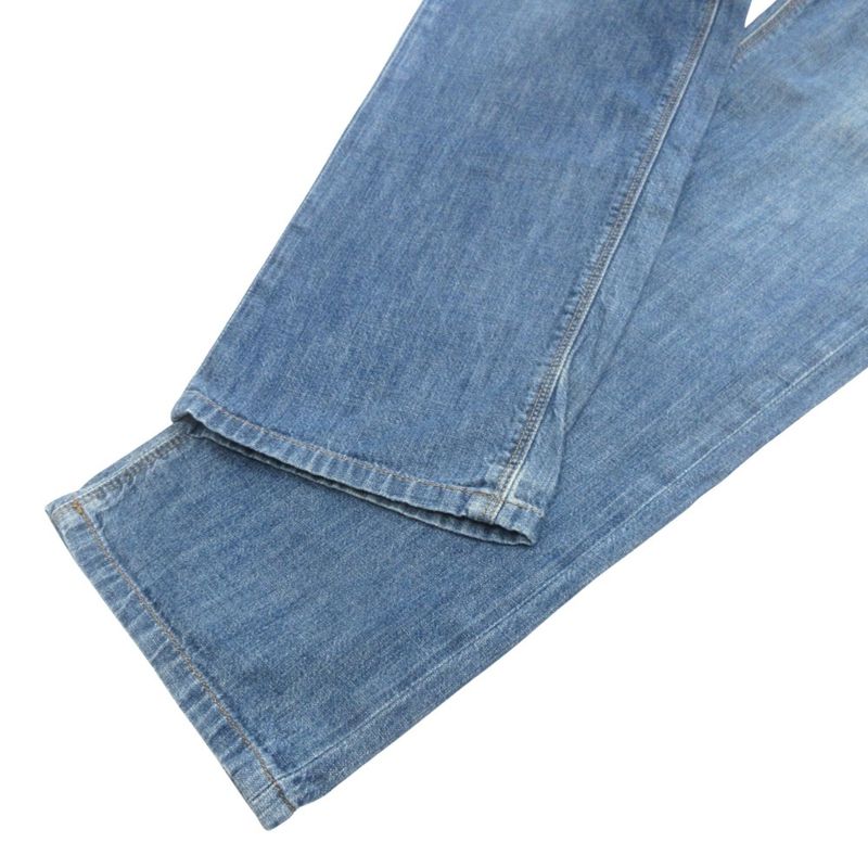 Good Prada Light Denim Pants Bottoms Button Fly Light Hand Old Archive Gepo10
