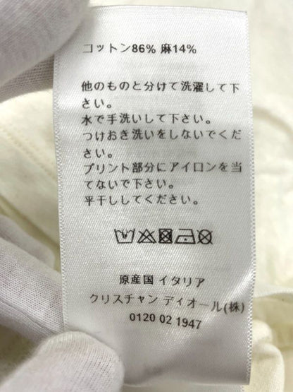 Christian DIOR LOVE Moves Cotton X Linen T-shirt Women's XS Size 143t12a4466