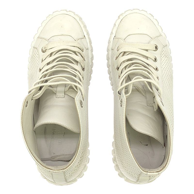Hermes | Climbing Perforated Leather High-cut Sneakers | 35 | White | Women