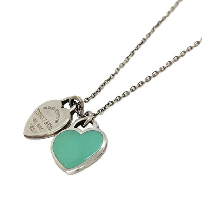 Tiffany & Co Tiffany & Co Return To Double Heart Tiffany & Co Blue Necklace