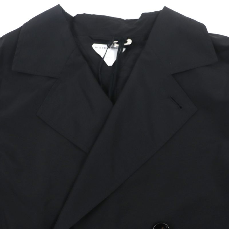  Bottega Veneta 2023 735805 Long Trench Coat With Drawcord