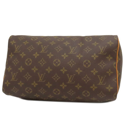 Louis Vuitton Handbag Speedy 30 Monogram Canvas Monogram Gold Hardware Brown