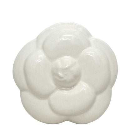 Chanel Aroma Stone White Beuate Camellia Unused Ceramic