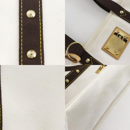 Louis Vuitton Cabas MM Antigua M40036 Canvas Ecru White/brown Sp1005 Unisex