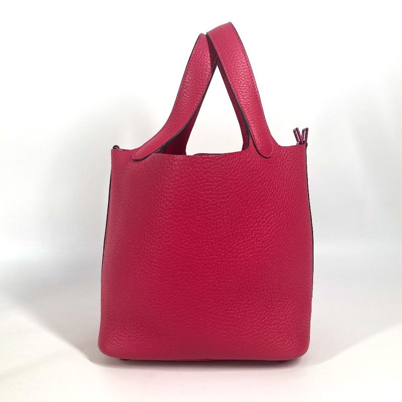 Hermes Handbag Picotin Lock PM 18 Picotin Lock PM Taurillon Clemence Rose