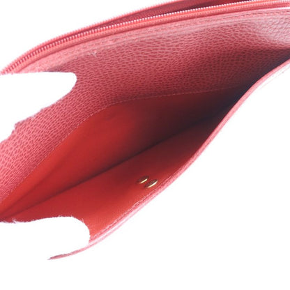 Dior Leather Red Ladies Clutch Bag