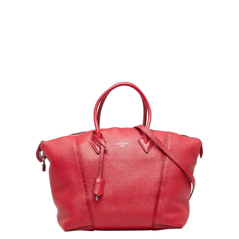 Louis Vuitton Parnacea Lockit PM Shoulder Bag Handbag 2WAY M94595 Raspberry
