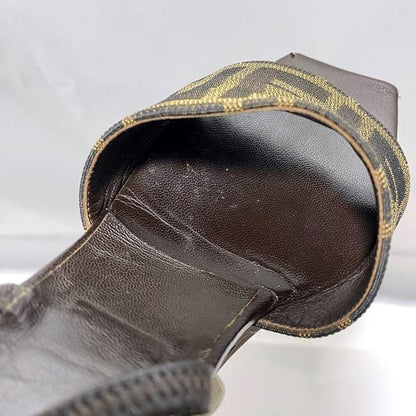 Fendi Sandals Khaki Brown Zucca Heels 22.5cm (8.86in)