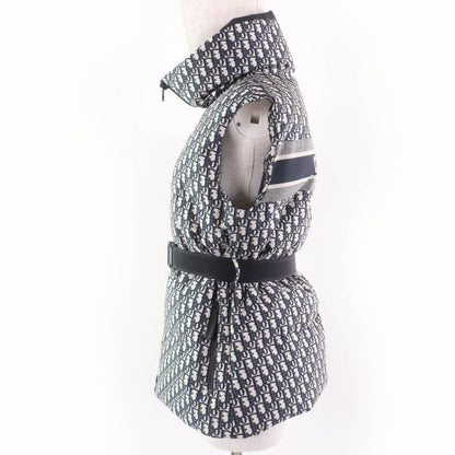 Christian DIOR 457c71a2968 DIOR Alps Oblique Cottoned Puffer Vest Navy Tone 38