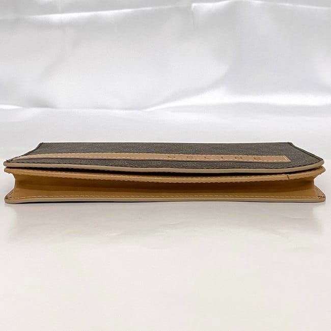 Celine Bifold Long Wallet Brown Macadam