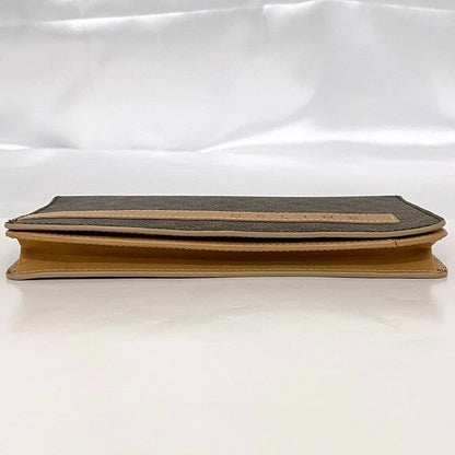 Celine Bifold Long Wallet Brown Macadam