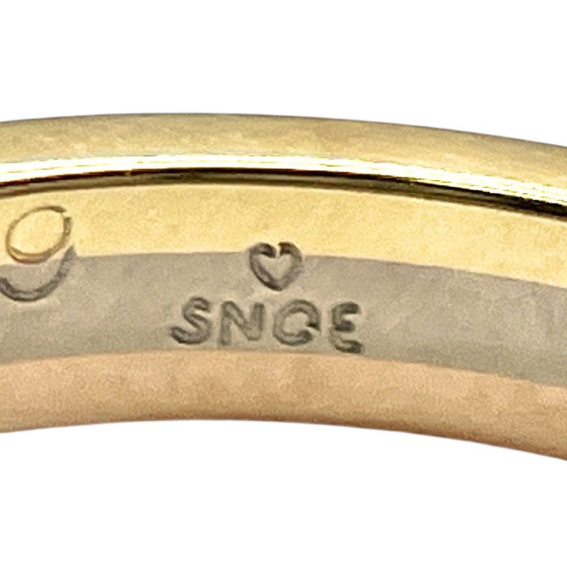 Cartier Ring - Ring #59 185 18K Yellow Gold/18k White Gold #59 185 18K Yellow