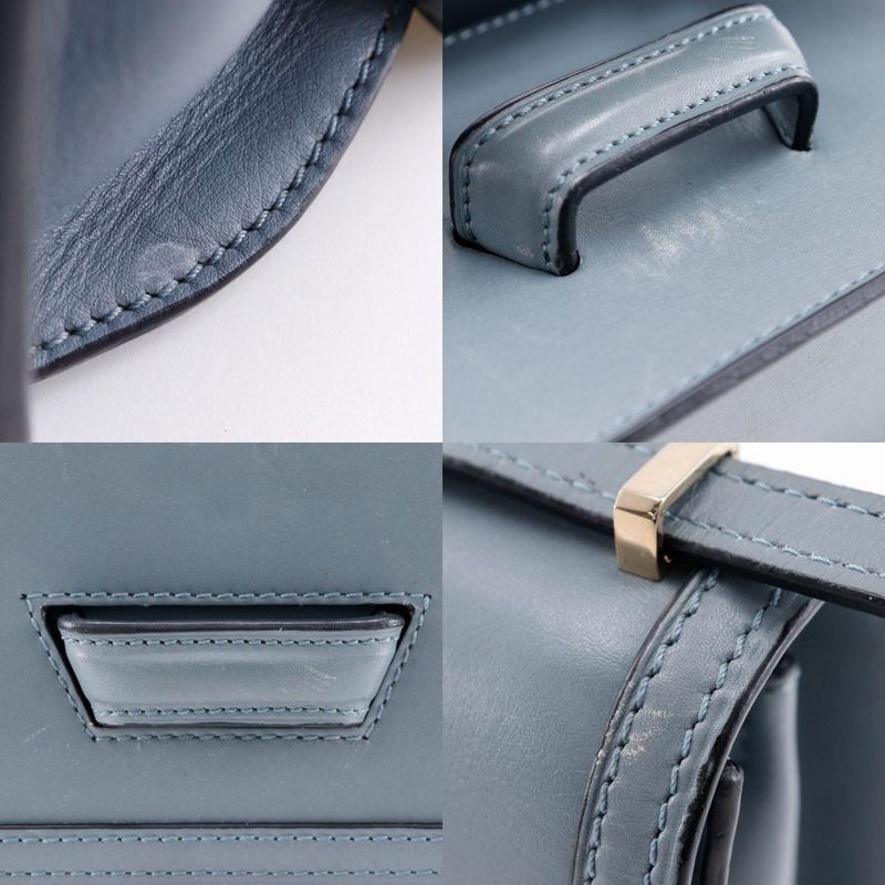 Loewe Barcelona Small Calf Stone Blue Light Blue Women Shoulder Bag