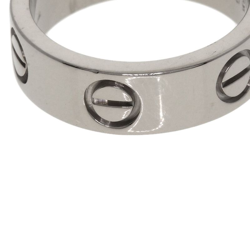 Cartier Love Ring #50 Ring - 18K White Gold Ladies
