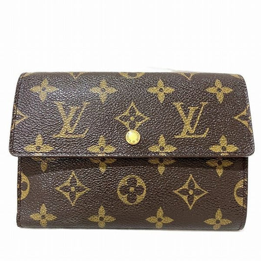 Louis Vuitton Monogram Porte-tresor Etui Papier M61202 Trifold Wallet Unisex