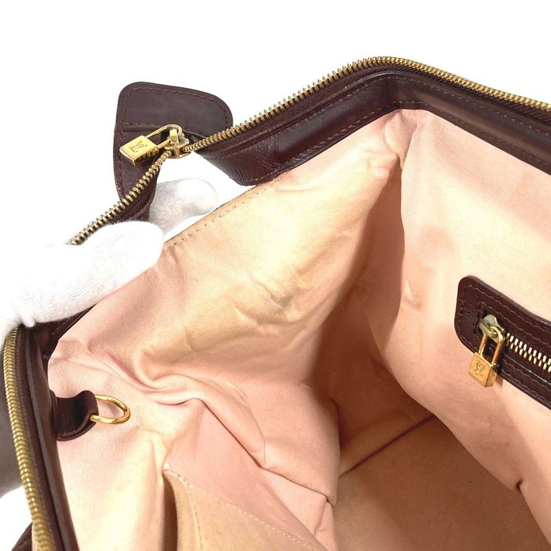 Louis Vuitton Handbag Josephine GM M92311 Monogram Mini Canvas Three's Red