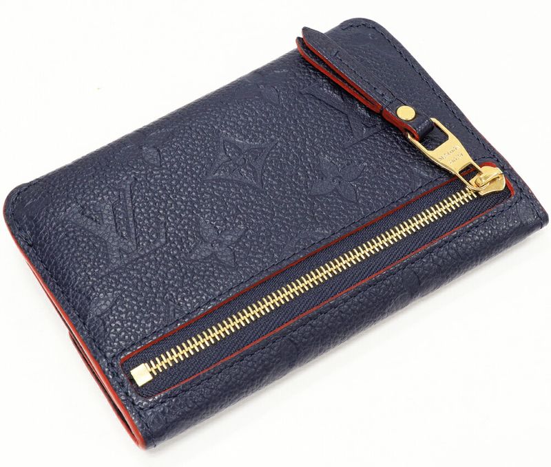 Louis Vuitton Coin Case Key Case Monogram Empreinte Marine Rouge Pochette Cles