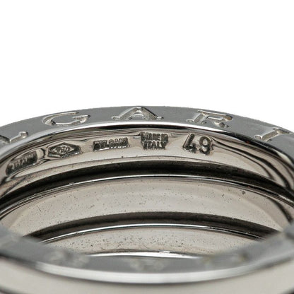 Bulgari Bee Zero One 2 Band Ring Ring #49 18K White Gold White Gold Ladies