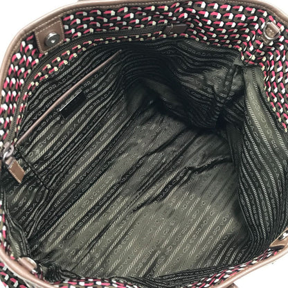 Prada Tote Bag Miss Ing Shoulder Strap Signs of Use Nylon B4001t Red