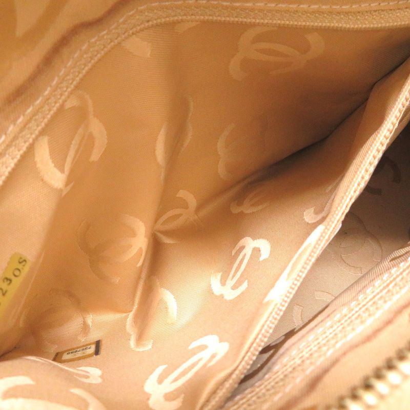 Chanel Caviar Skin Beige 7 Series Coco Mark Tote Bag 0005 Chanel
