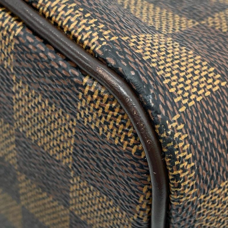 Louis Vuitton Saleya PM Tote Bag Damier Ebène N51183 Gold Hardware Vi0049