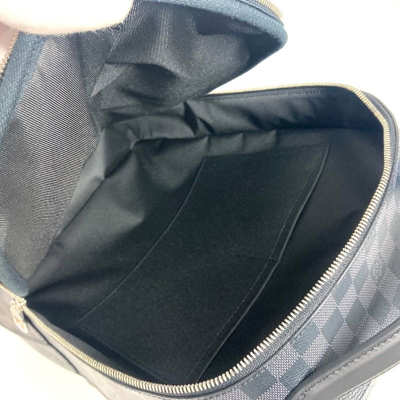 Louis Vuitton Backpack Sac Avenue Backpack N40499 Damier Graphite Canvas Black