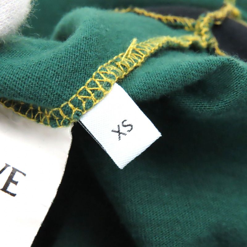 LOEWE H664y22j07 100% Cotton ILOEWE Logo Patch Crew Neck Short Sleeve T-shirt