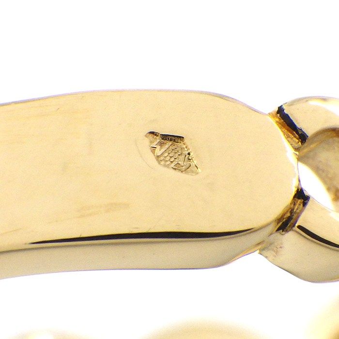 Chanel Ring Coco 1 Point Emerald 18K Yellow Gold Size 12