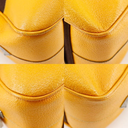 Prada Mini Boston Canvas Brown Women's Tote Bag