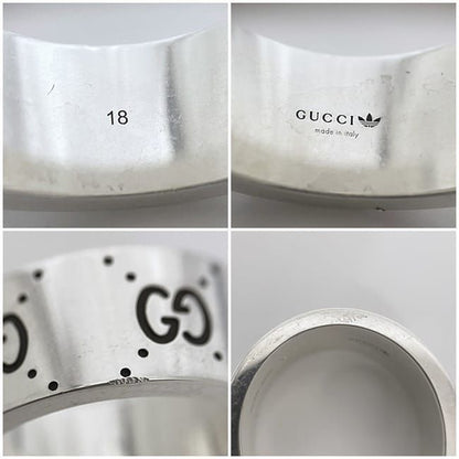 Gucci Adidas Ring F22225 Silver 702766
