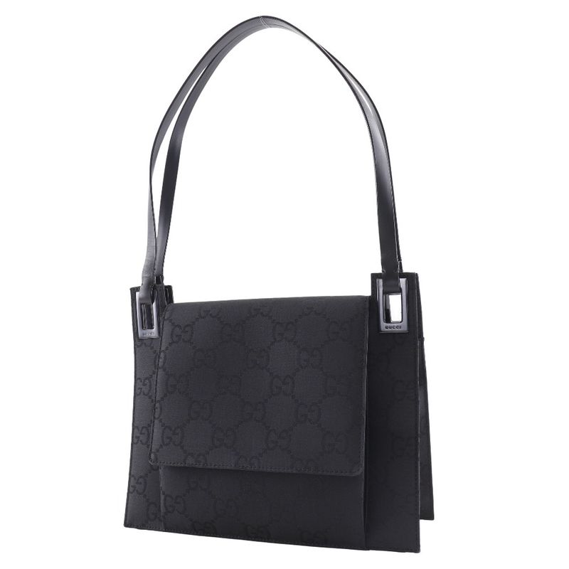 Gucci GG 001.3068 Satin Black Ladies Tote Bag