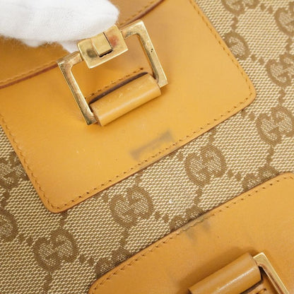 Gucci Shoulder Bag GG Canvas 001 4128 Canvas Beige Gold Hardware Women