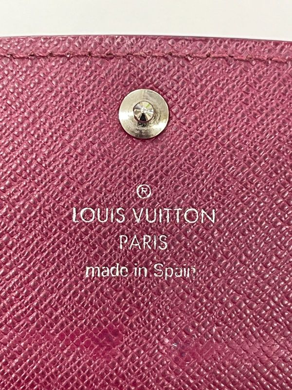 Louis Vuitton Epi Portefeuille Emilie Zipper Long Wallet M60851 Bordeaux Made