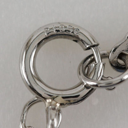 Tiffany & Co Paper Flower Large Pt950platinum × Diamond Ladies 5.3g Necklace