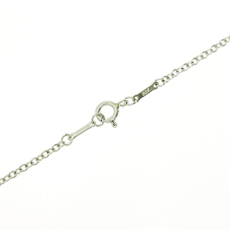 Tiffany & Co Tiffany & Co Silver Elsa Peretti Open Heart Necklace 7.0g 925