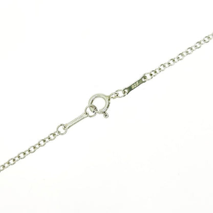 Tiffany & Co Tiffany & Co Silver Elsa Peretti Open Heart Necklace 7.0g 925