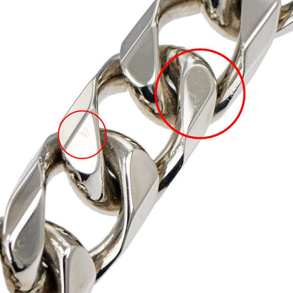 Dior Bracelet Silver Color Logo Rhinestone Accessory - Men's Man