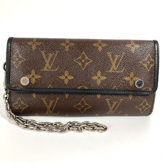 Louis Vuitton Long Wallet Portefeuille Ron M60168 Monogram Macassar Canvas Brown