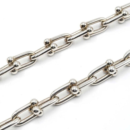 Tiffany & Co Tiffany & Co Hardware Link Necklace 925 Choker 79.5g Box With Case