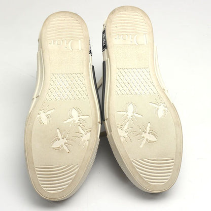 Dior B23 Sequined High Cut Sneakers Size 42 Silver