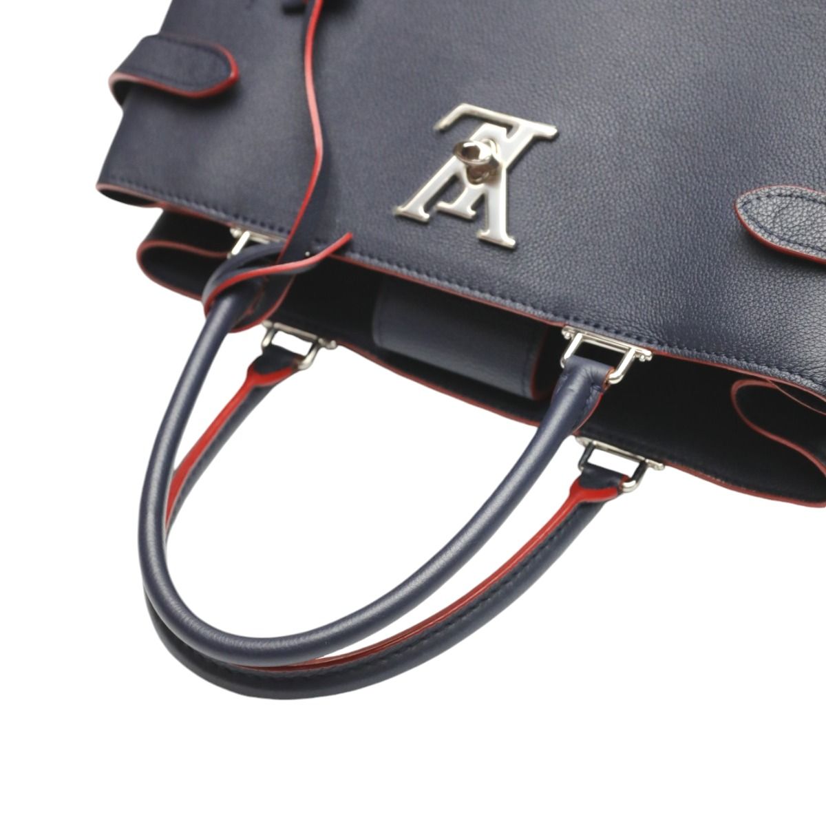 Louis Vuitton 2-way Bag Lock Me De Marines Rouge Handbag