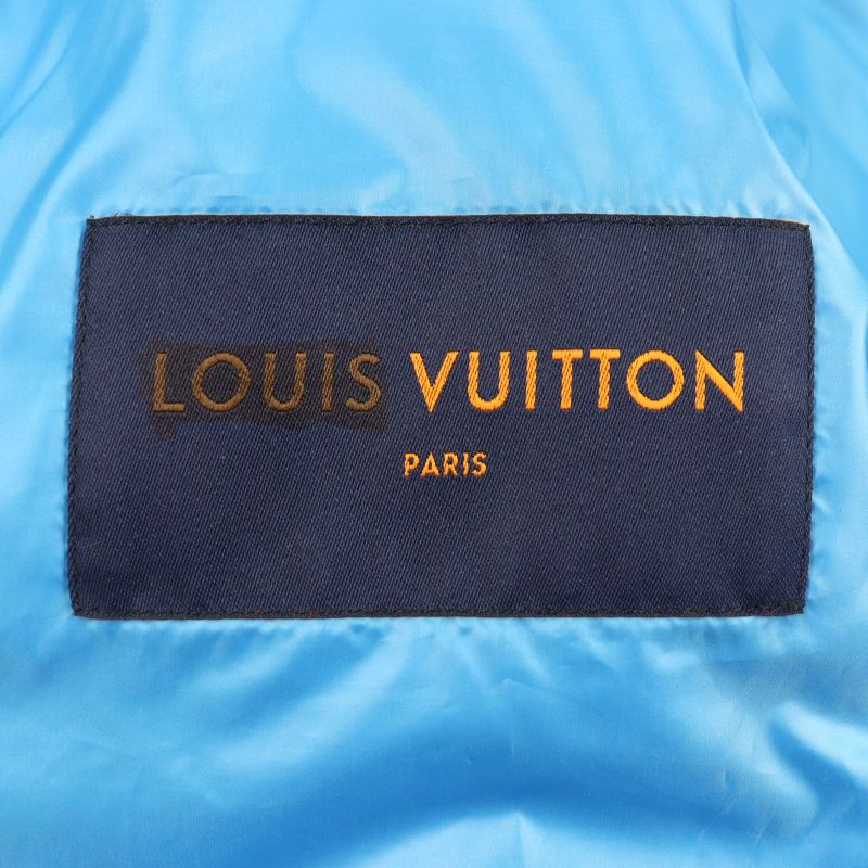 Louis Vuitton 22SS Hlb51e Monogram Quilted Blouson Jacket With Flower Logo