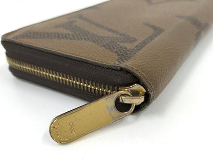 Louis Vuitton Zippy Wallet Round Zipper Long Wallet Monogram Giant Reverse