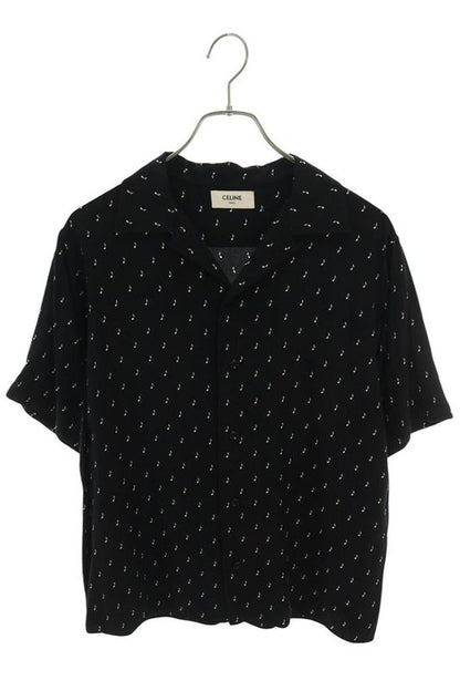 Celine 19SS 2c036736d Music Note Hawaiian Rayon Short Sleeve Shirt Men 39