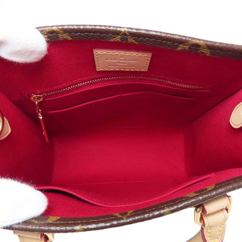 Louis Vuitton M46265 Sac Plat BB Handbag Monogram Canvas Women